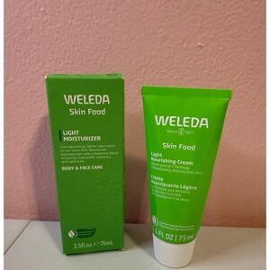 x3-Weleda Skin Food Light Moisturizer Face and Body Care 2.5 fl oz 75ml Lot of 3